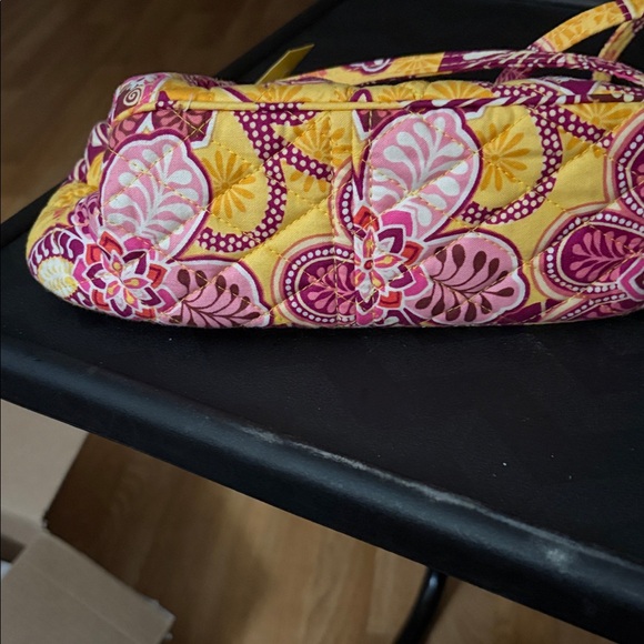 Vera Bradley Yellow and Pink Floral Clutch - Picture 3 of 5